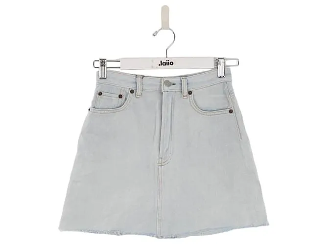 Acne Falda de algodón Azul 
