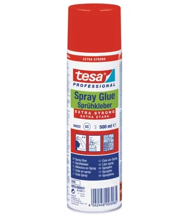 Adhesivo spray extra fuerte TESA 500ml 60022-00000-03