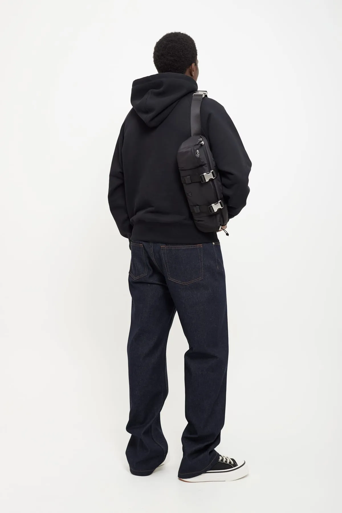 AMI BLACK ALEXANDRE MATTIUSSI HOODIE