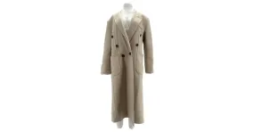 Autre Marque NO FIRMADO / UNSIGNED  Abrigos T.FR Talla Única Lana Beige 