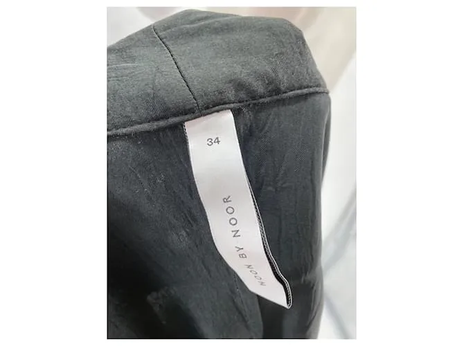 Autre Marque NOON BY NOOR Vestidos T.fr 34 Seda Negro 