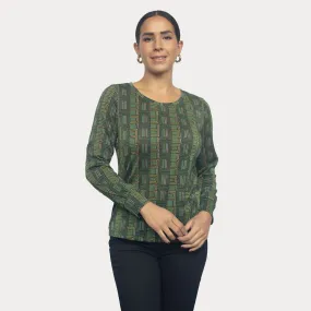 Blusa Estampada Manga Larga Casual Foleys 224025