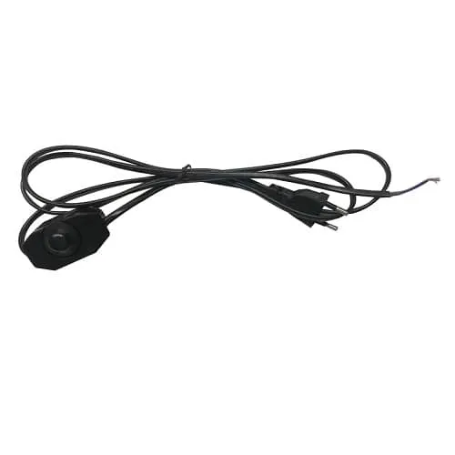 Cable Alimentacion Con Regulador Intensidad Tipo C 1.8 M Negro
