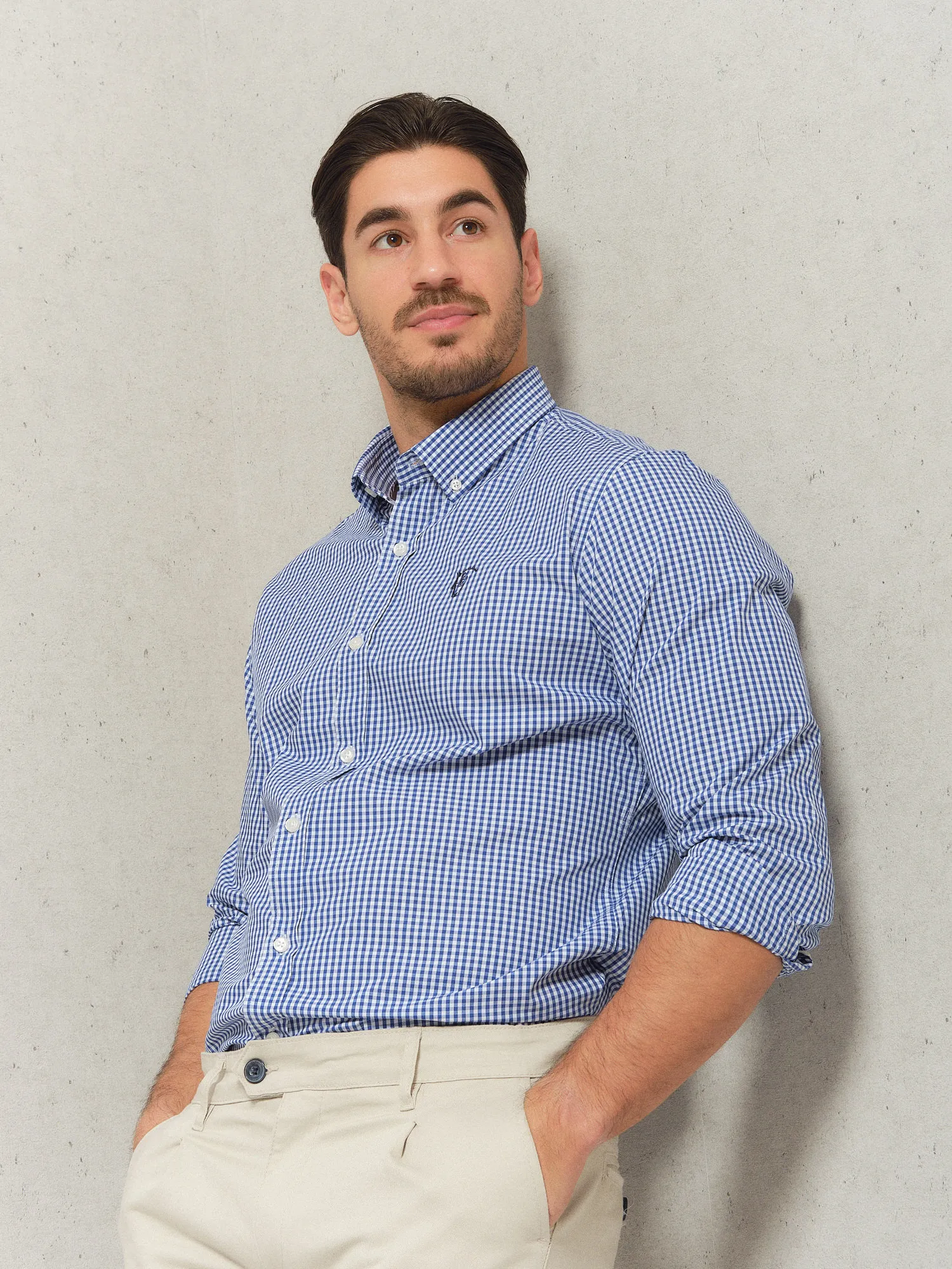 Camisa Cuadro Vichy | Marino