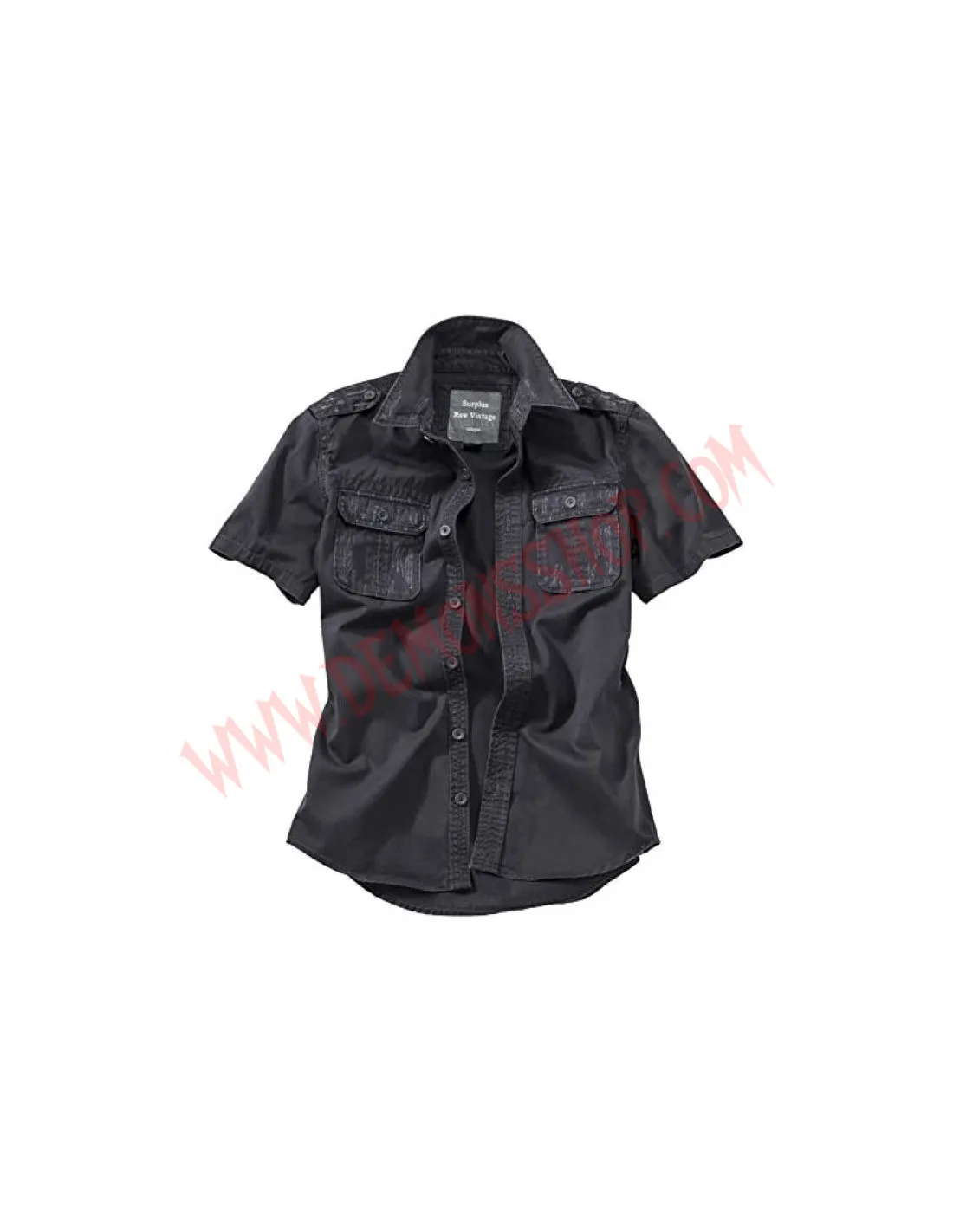 Camisa MC Raw vintage Negra