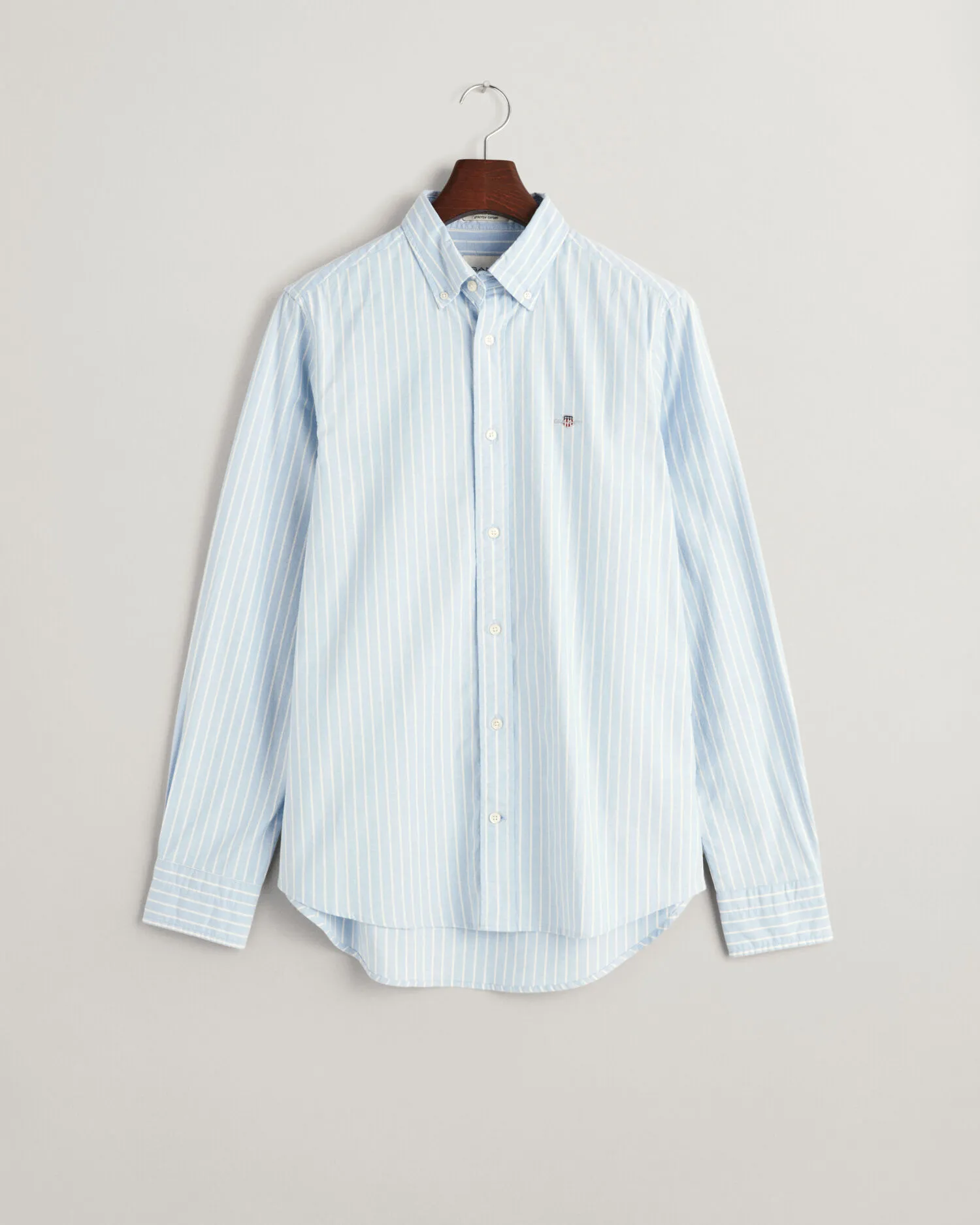 Camisa Oxford elástica a rayas Slim Fit