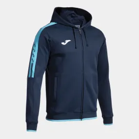 Chaqueta con capucha hombre Olimpiada marino turquesa flúor