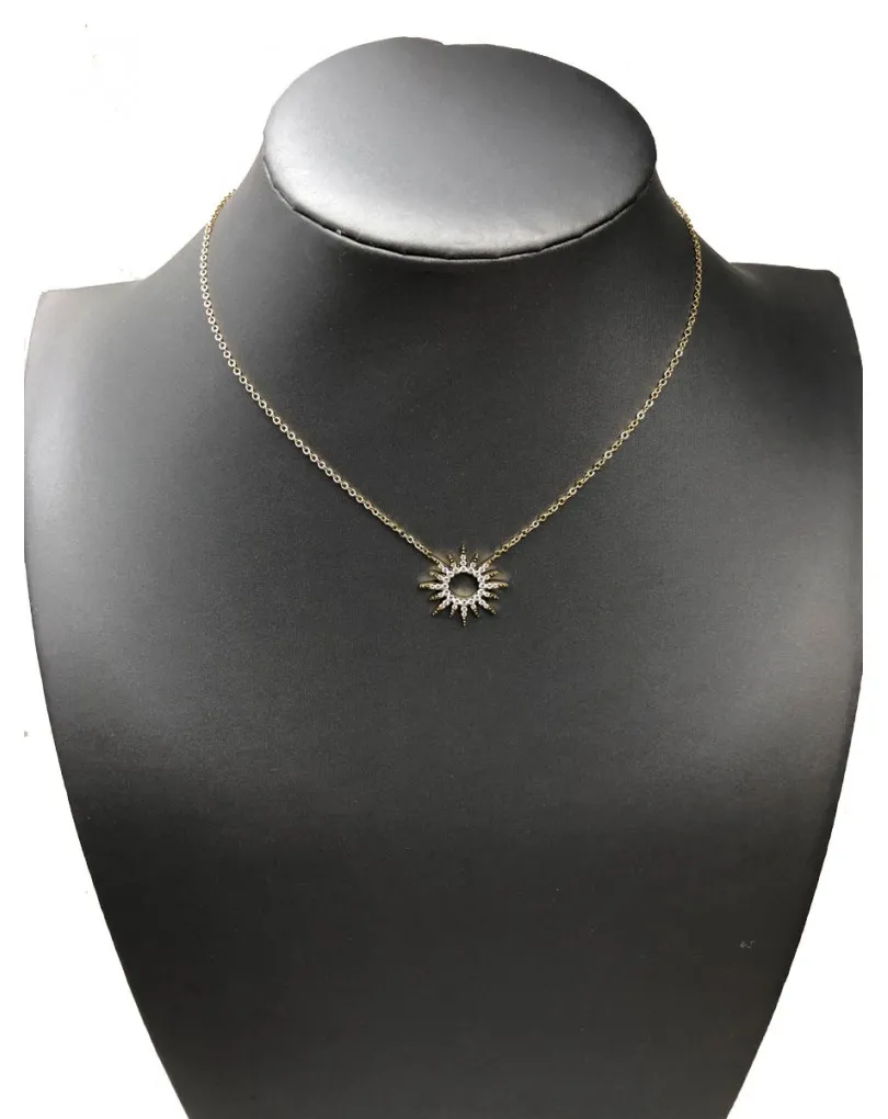 COLLARES DORADOS FINOS JOYITAS MINI CON BONITA ESTRELLA POLAR