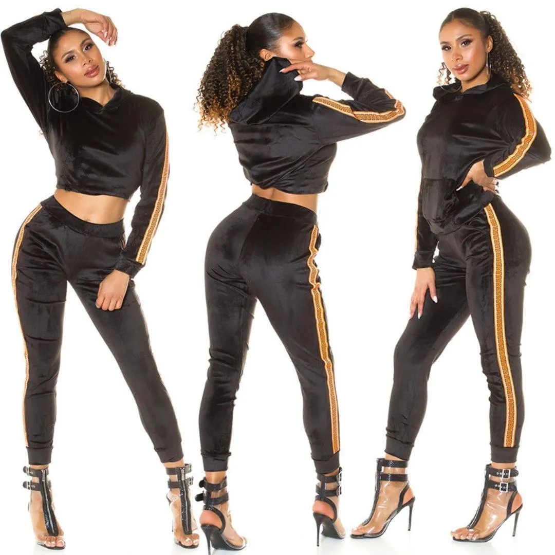 Conjunto dos piezas Sport Naranja Neón