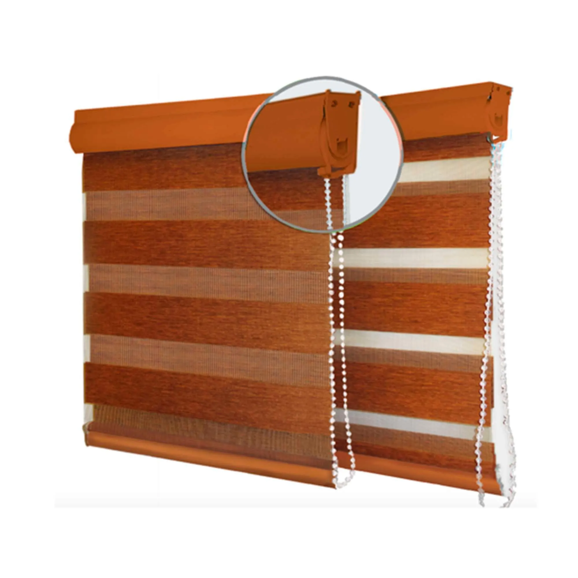 Cortina roller eclipse 150 x 180 cm color madera