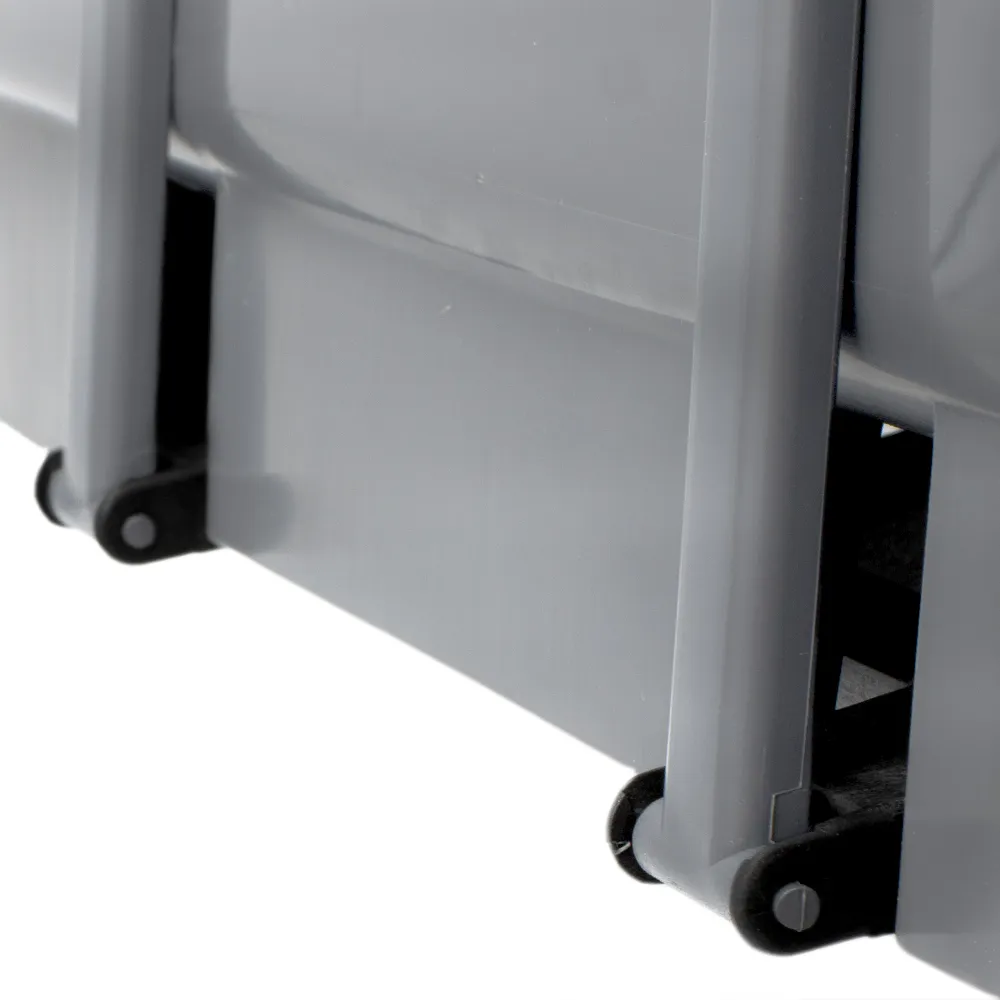 Cubo Basura Reciclaje Plastico Apertura Pedal 35 Litros Gris