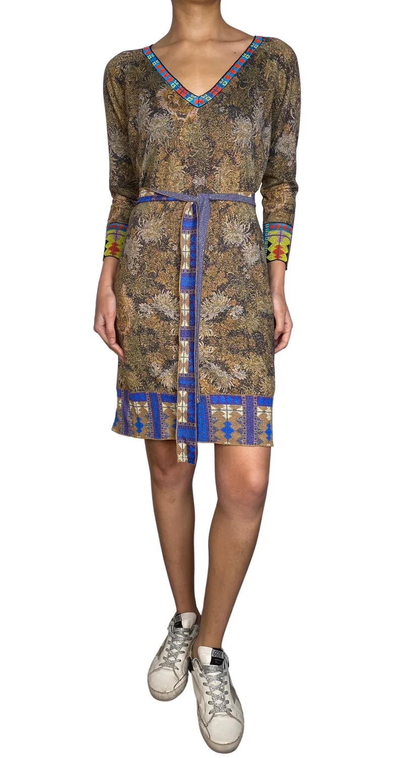 CUSTO BARCELONA Vestido Fibras Metalizadas