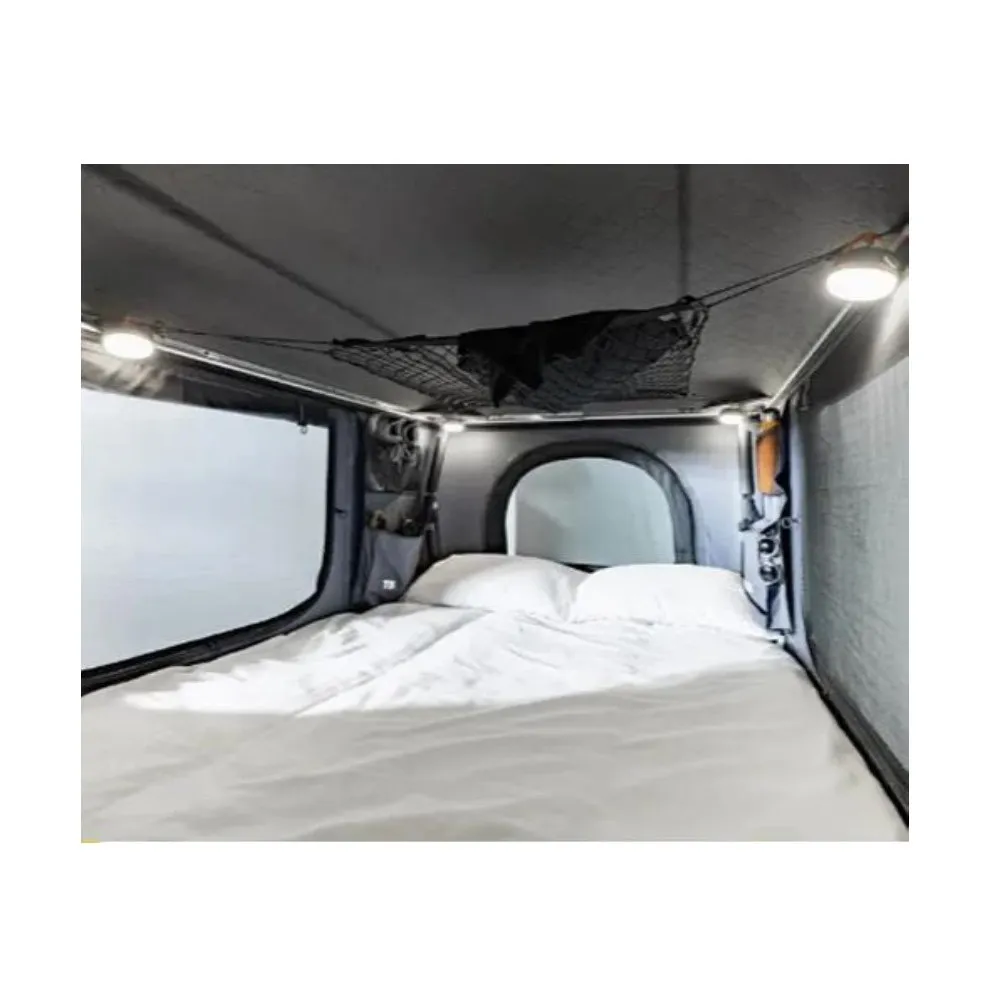Domin Go! Camper DOMEGA Gris - Tienda de techo rígida para coche