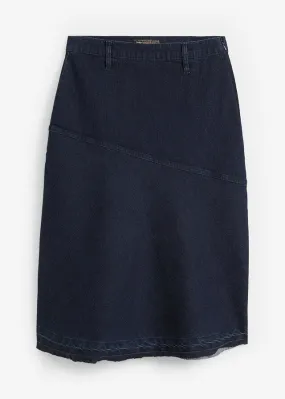 Falda vaquera denim oscuro