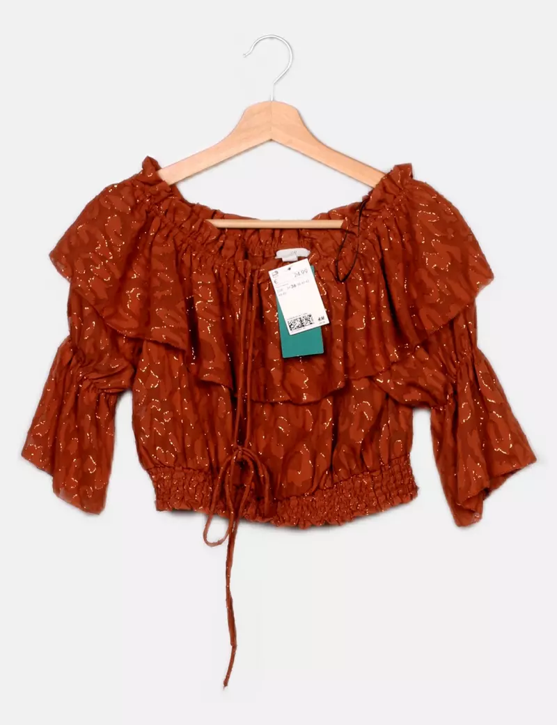 H&M Blusa Fluido
