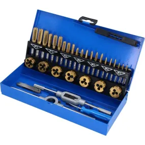 JUEGO MACHOS Y TERRAJAS DE MANO (32pzs) - Brillant tools BT101950