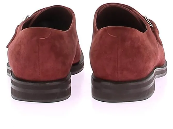 LORO PIANA  Zapatos Planos T.EU 38.5 De Ante Burdeos 