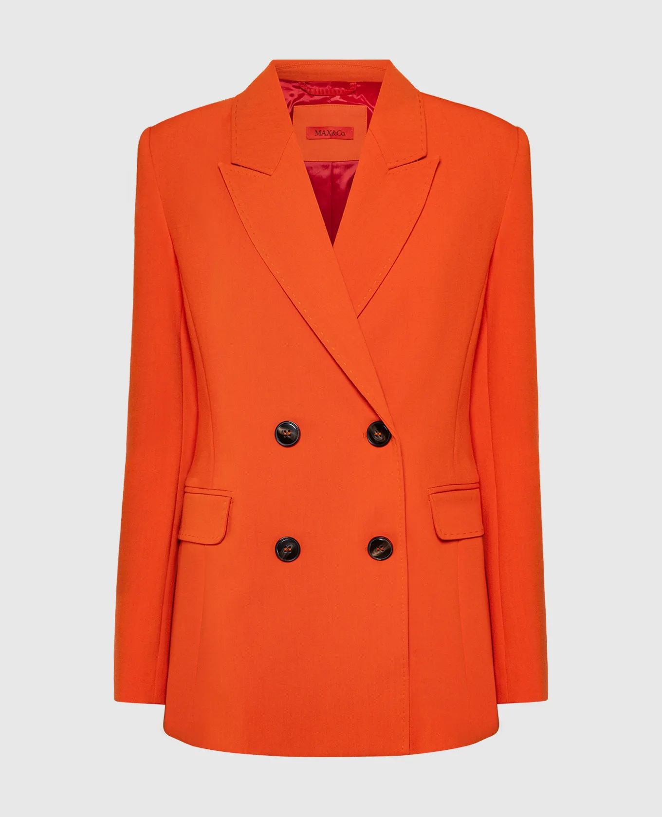 Max & Co Orange double-breasted jacket