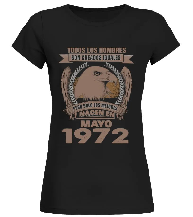 MAYO-1972 Camiseta cuello redondo Mujer