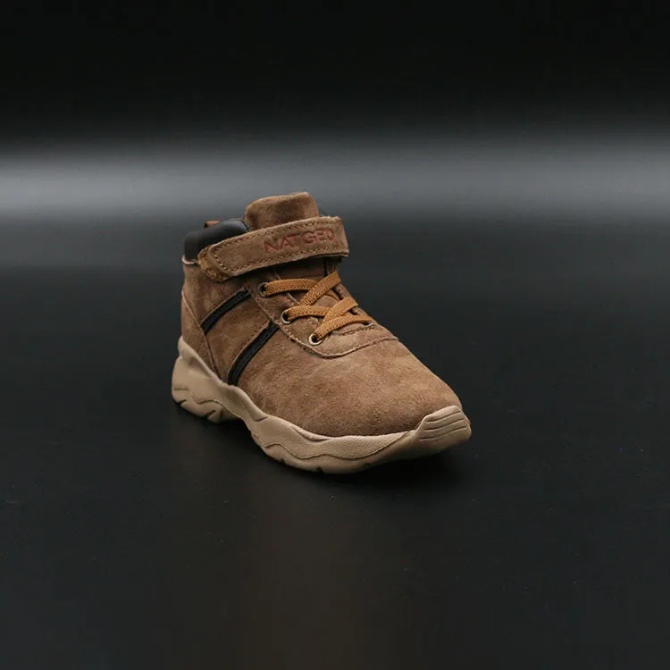 Natgeo Kids Botín C/Cordón y Velcro Camel Nia
