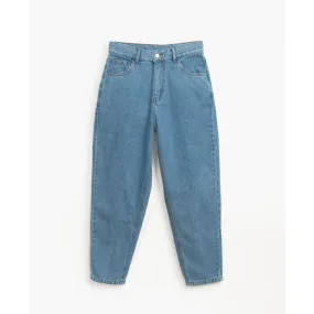 Pantalón vaquero con botón de coco | Mother Lúcia