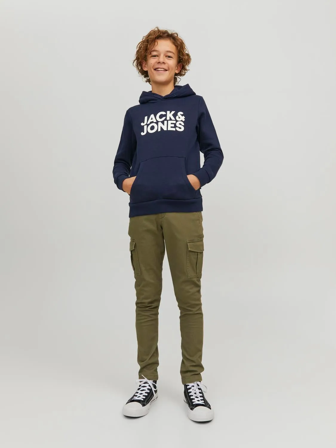 Paquete de 2 Sudadera con capucha Logotipo Junior | Azul intermedio | Jack & Jones®