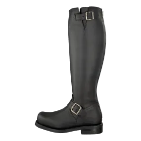 PrimeBoots zapatos Engineer High-302 Old crazy black + nickel