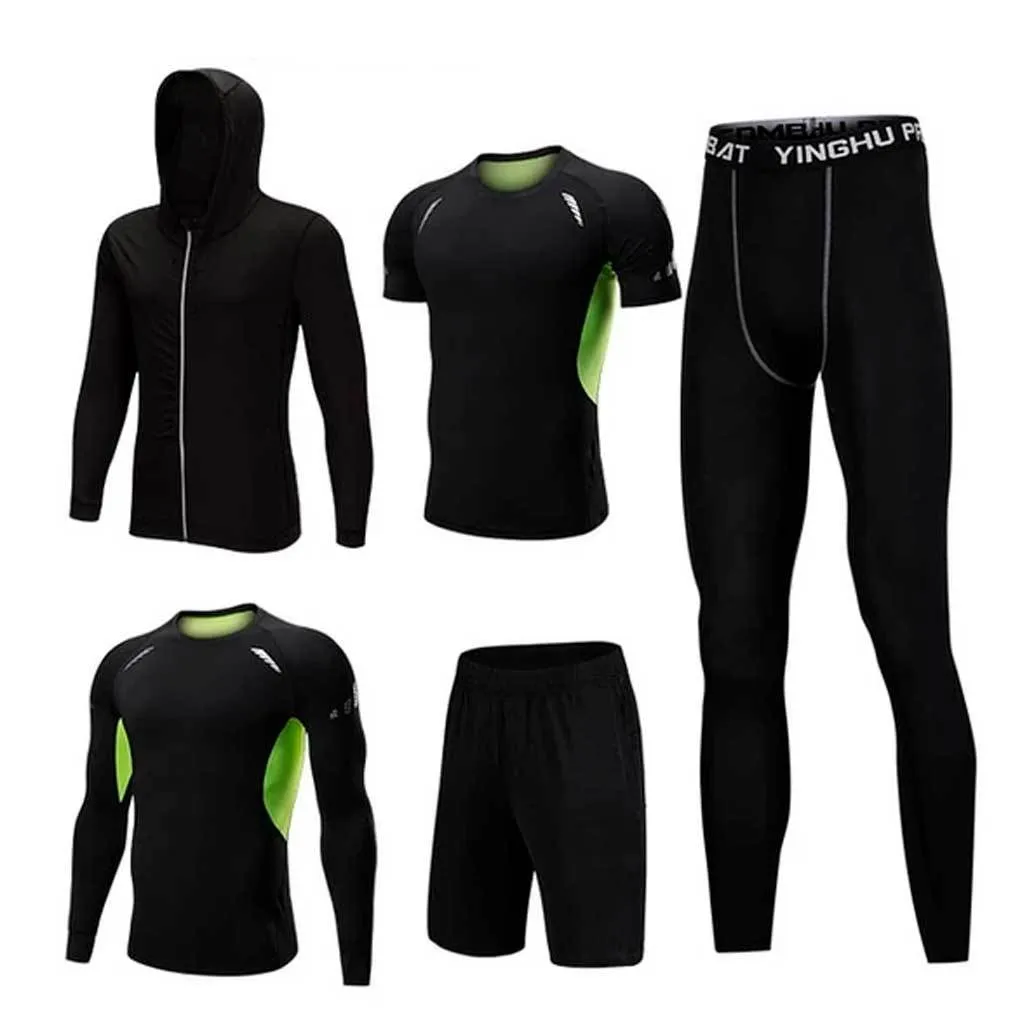 Ropa de gimnasio, 5 prendas, compresión, 5 modelos