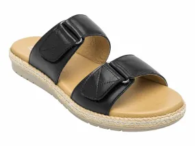 Sandalias Flexi Peonia  Negro Para Mujer