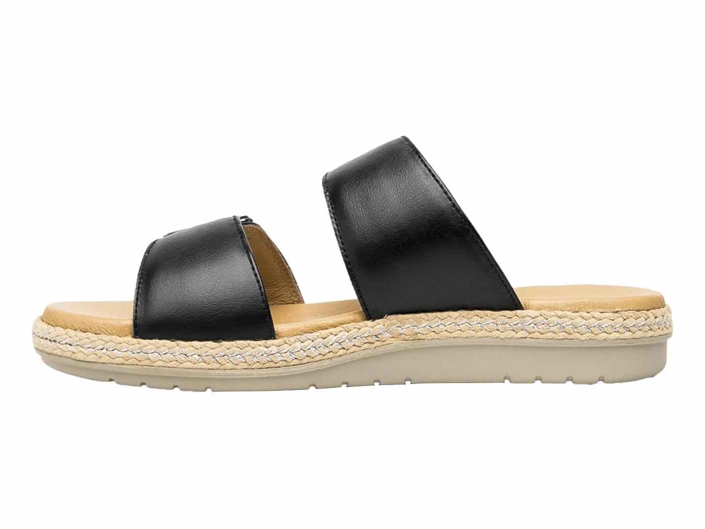 Sandalias Flexi Peonia  Negro Para Mujer