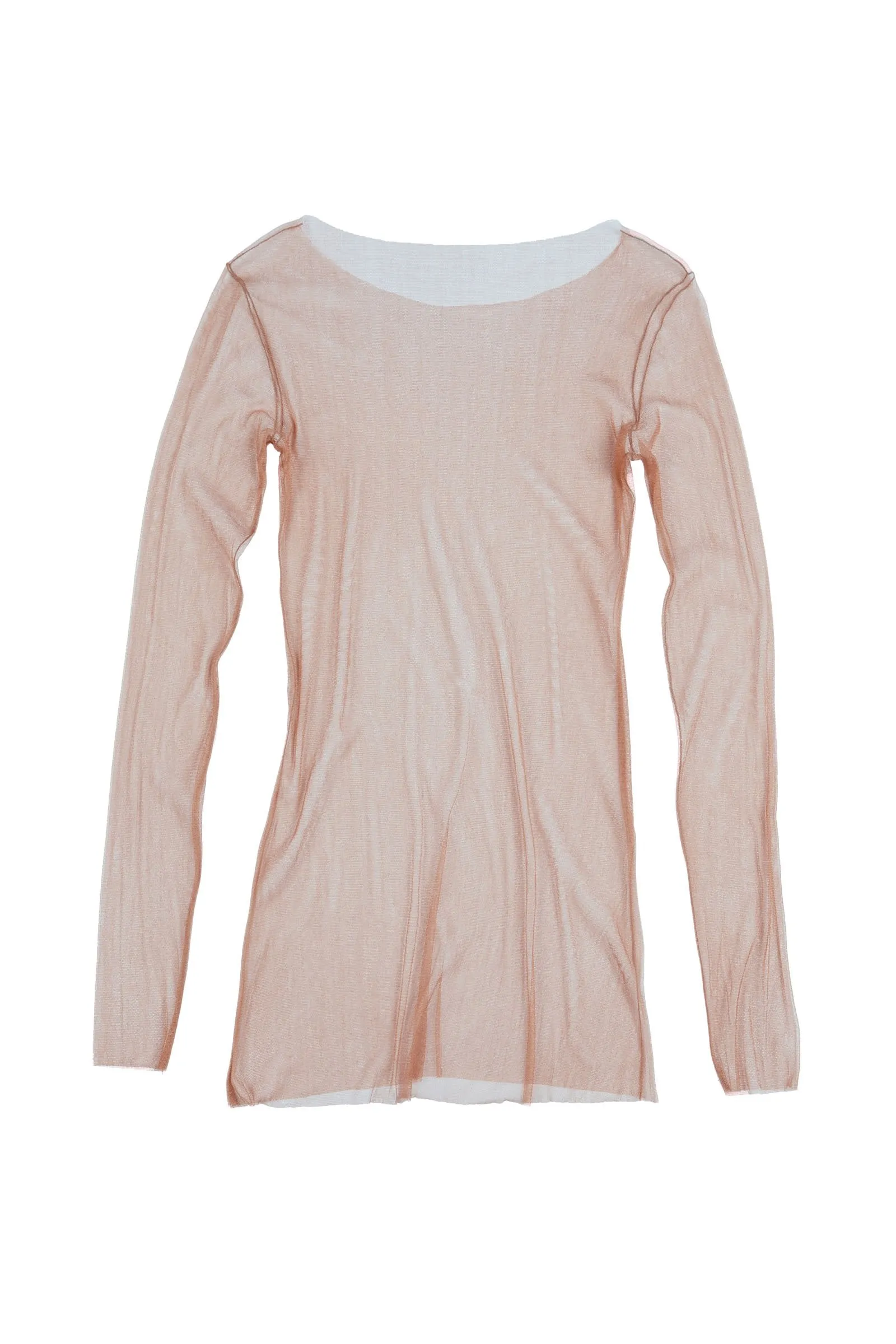 T de Tul, brodo silk tulle top