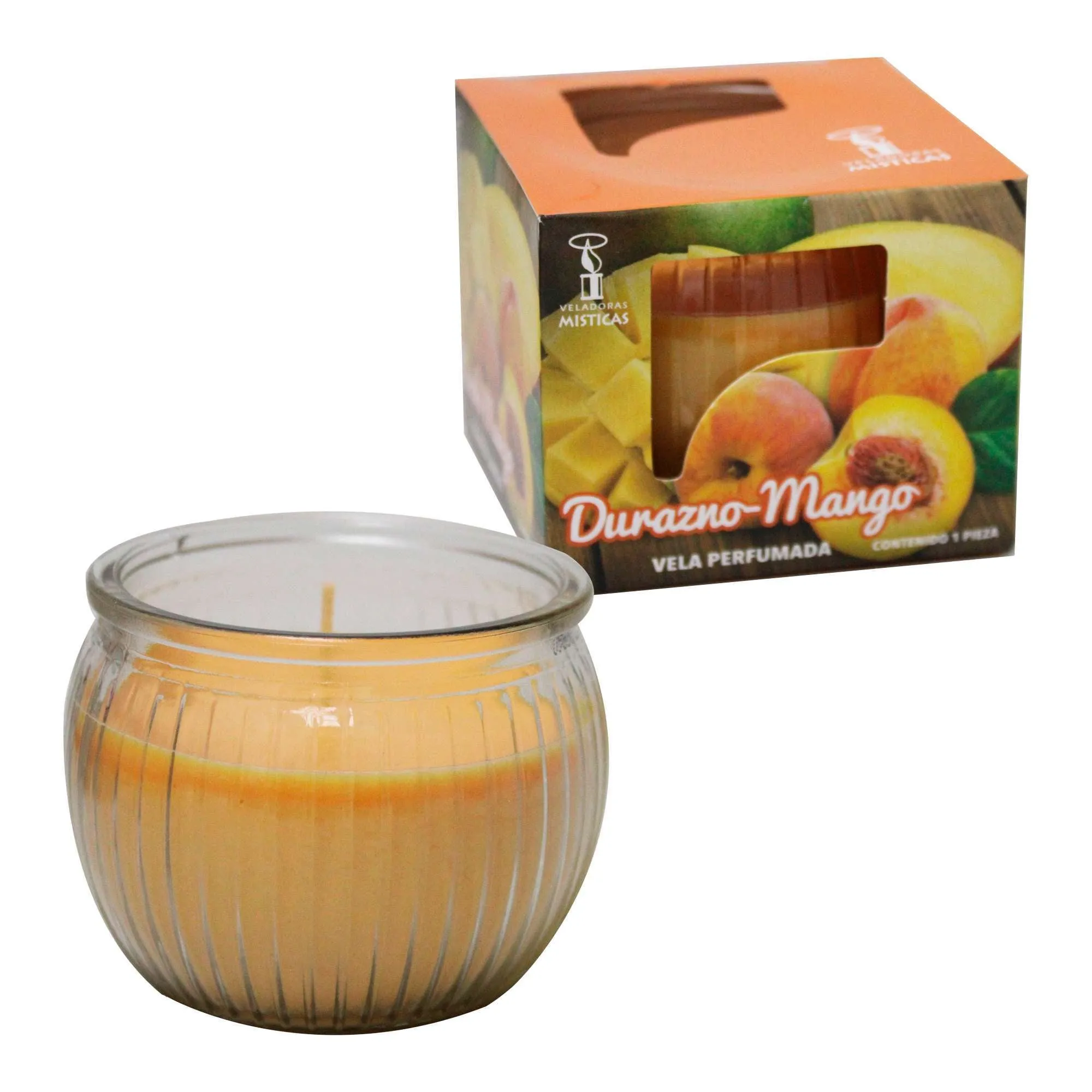Vela Aromática Peach & Mango 3 Onzas