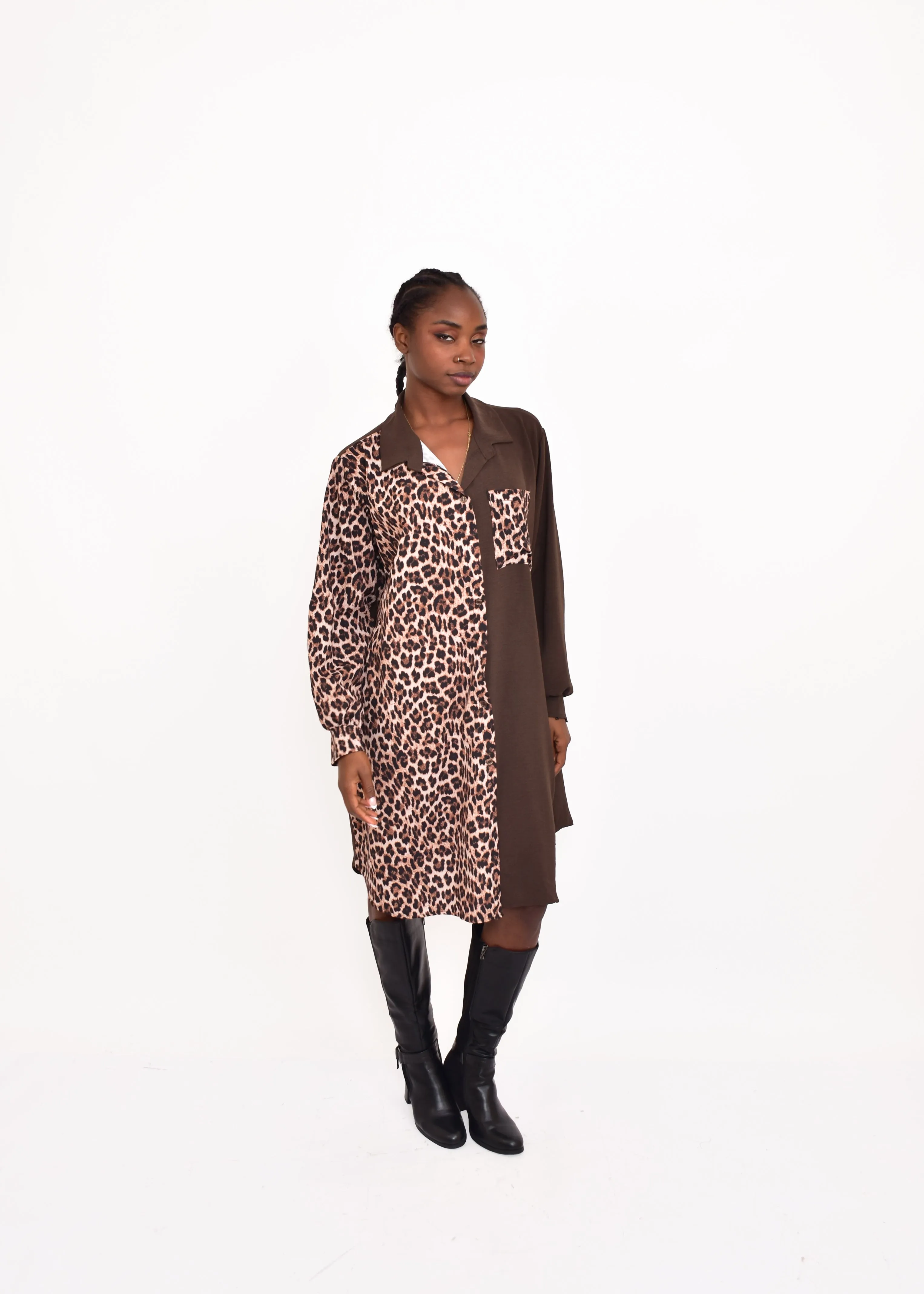 VESTIDO ANIMAL PRINT - MARRN