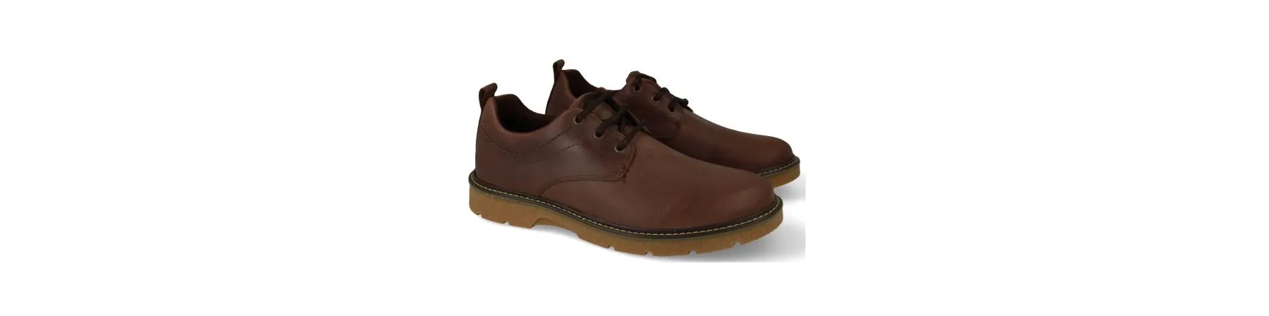 ZAPATOS HOMBRE MARRONES PIEL MOD. MIKAEL