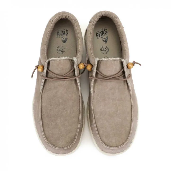 Zapatos sport WALK IN PITAS wallabi wp150 beige