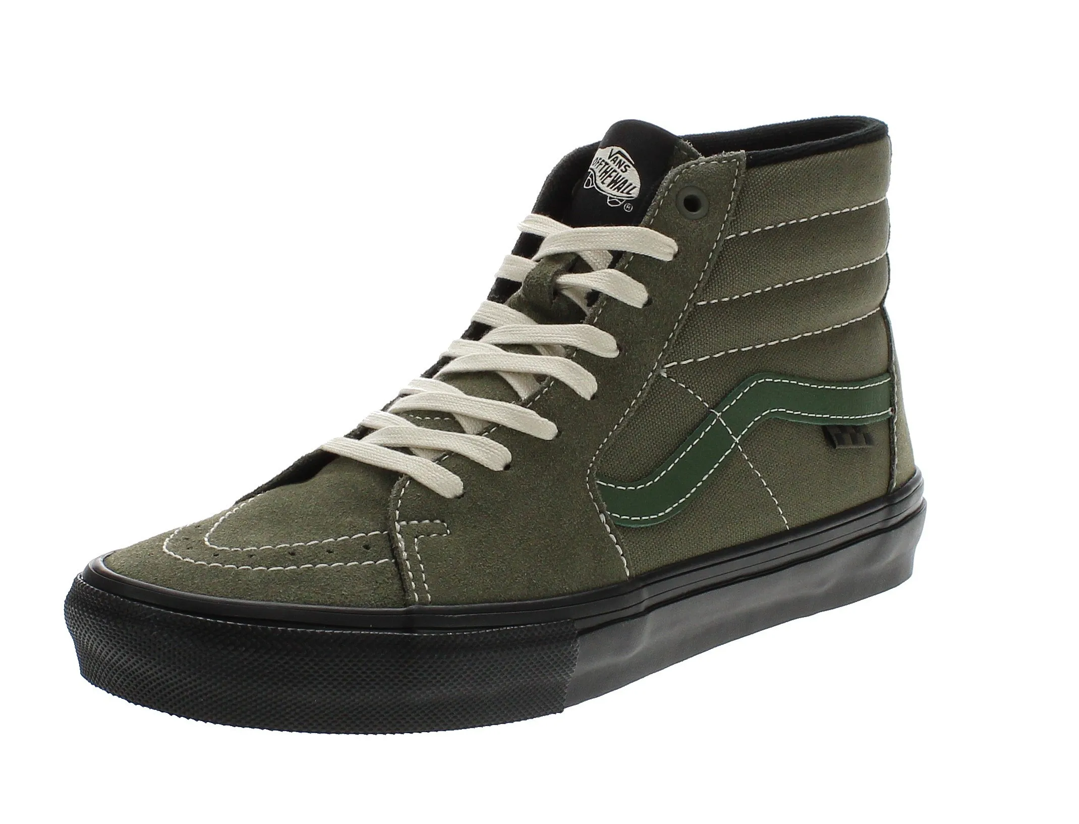 zapatos Vans Skate Sk8-Hi - Green Olive - men´s